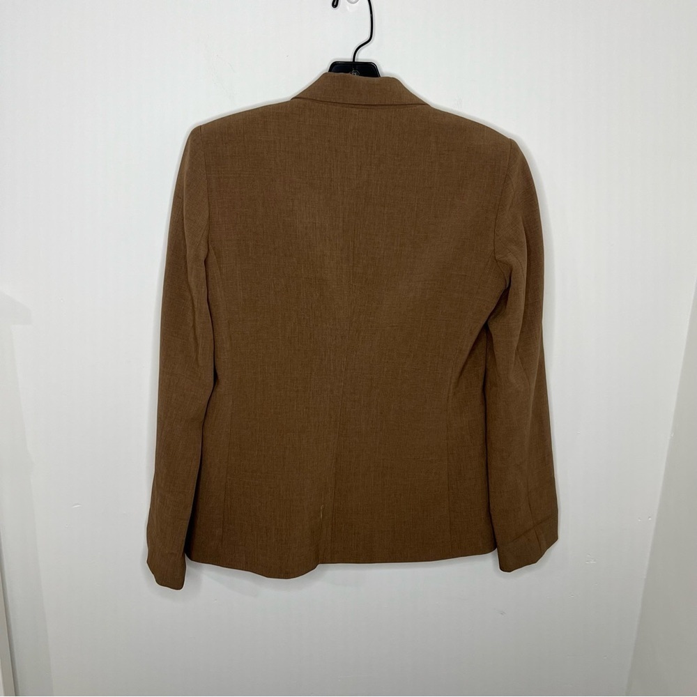 Tahari Arthur S. Levine Blazer Jacket Tan Brown Size 2 - Picture 4 of 10